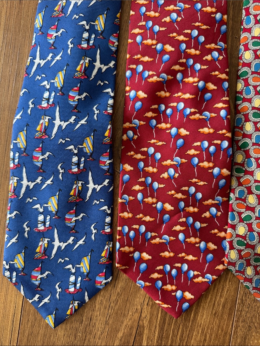 Bundle of Paul Fredrick men’s ties, fun prints / patterns - Picture 2 of 8